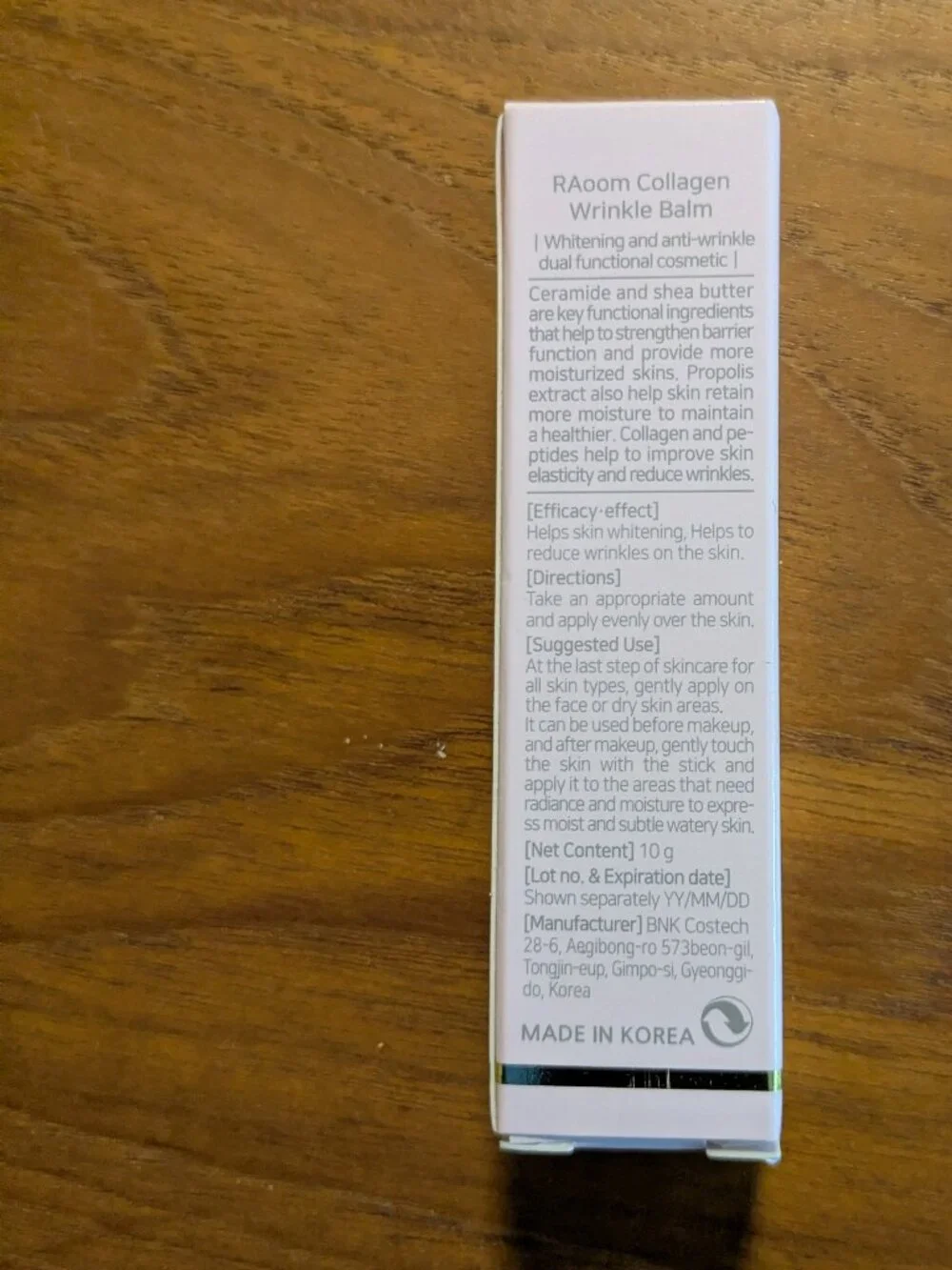 NEW Raoom New York Anti wrinkle Miracle Serum With Collagen Balm NIB